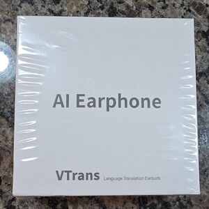 AI Earphone - White. 150 Launguage Translation.